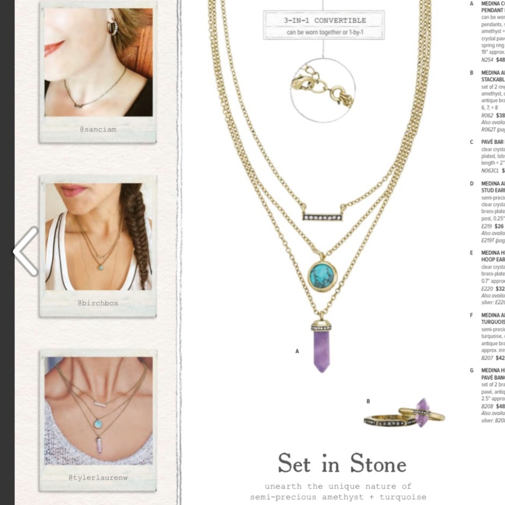 Chloe and Isabel interchangeable necklace